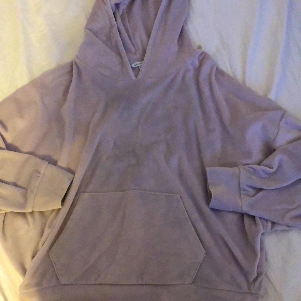 A bit over sized lilac hoodie!